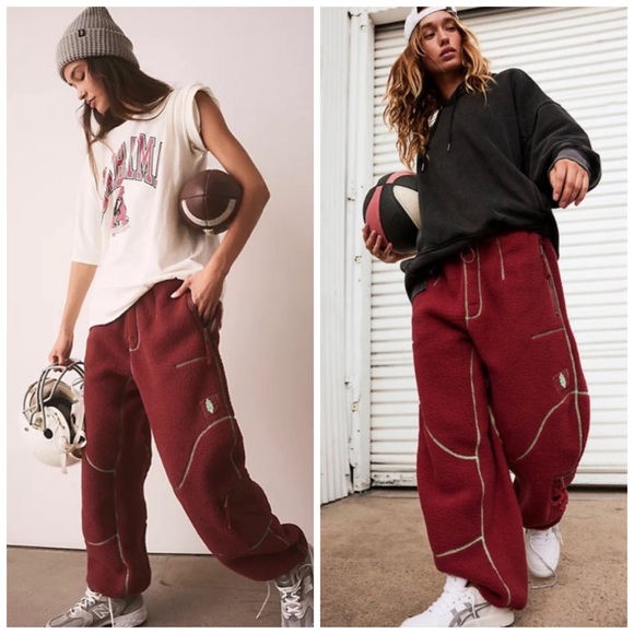 Free People NWOT Hit the Slopes Cargo Pants Oxblood XS - Picture 3 of 9
